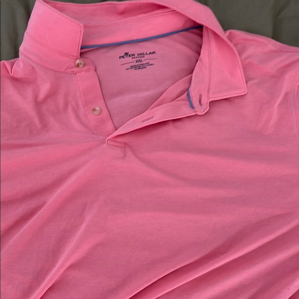 Peter Millar Pink Polo Shirt Vibrant Style